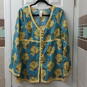 Liz &Co blouse size xl